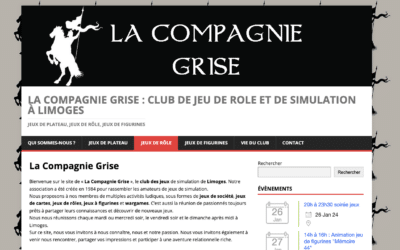 Un nouveau site web pour La Compagnie Grise